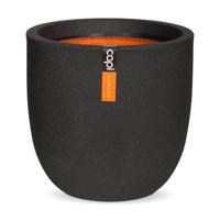 Capi bloempot urban smooth 54x52 cm zwart kbl935 - thumbnail