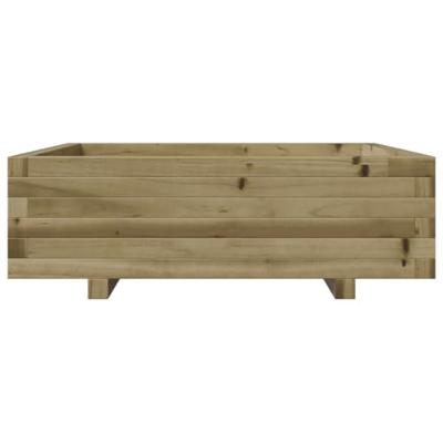 VidaXL Plantenbak 80x80x26,5 cm geïmpregneerd grenenhout