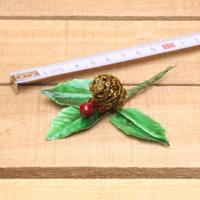 Bonbon doosjes - Chocolade doosje - Deko kerst hulst dennenappel/glitter - 1 stuks - thumbnail