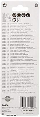 Bosch Accessories 2609256A12 3-delig Decoupeerzaagbladen-set 1-noks schacht 3 stuk(s)