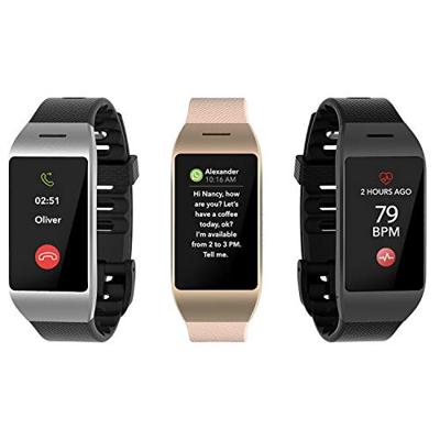 MyKronoz ZeNeo Smartwatch, zilver, IPS, 2,9 cm (1,14 inch), IPS, touchscreen, 96 uur, 26 g, zilverkleurig