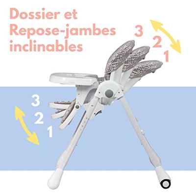 Multifunctionele kinderstoel - BAMBISOL - Liggend - Tot 3 jaar - Beige / Wit