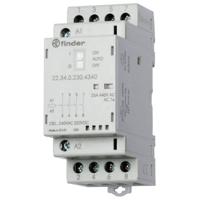 Finder 22.34.0.024.4640 Contactor 2x NO, 2x NC 24 V/DC, 24 V/AC 25 A 1 stuk(s) - thumbnail