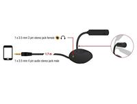 DeLOCK condensator microfoon (zwart) - thumbnail