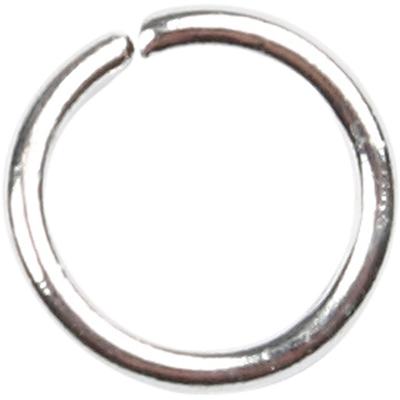 Creativ Company Ringen, afm 5,4 mm, dikte 0,7 mm, verzilverd, 500 stuk/ 1 doos