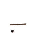 Hotbath &MORE set van 1 rails RAS50 SQUARE 50 cm met separate schakelaar en inbouw element Tuscan Bronze (RAS50-1TB) - thumbnail