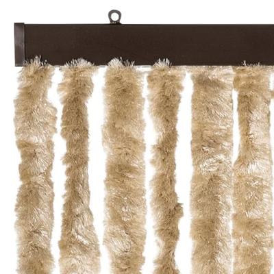 VidaXL Vliegengordijn 118x220 cm chenille beige