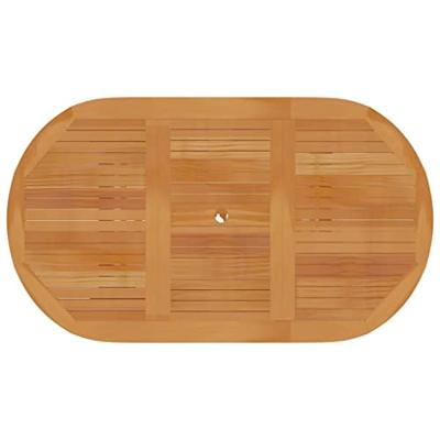 VidaXL Tuintafel 150x90x75 cm massief teakhout