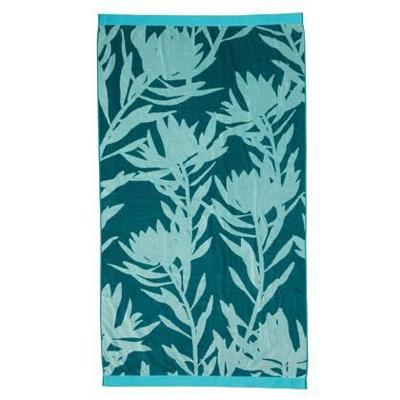 KAAT Amsterdam Bermuda Strandlaken - 100x180 cm - Blauw Groen