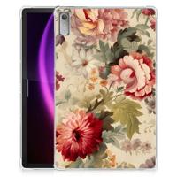 Siliconen Hoesje voor Lenovo Tab P11 Gen 2 Bloemen - thumbnail