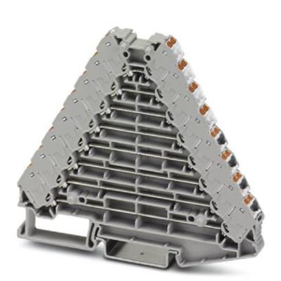 Phoenix Contact 1061721 Rangeerverdeler Push-In-klem Grijs 10 stuk(s)