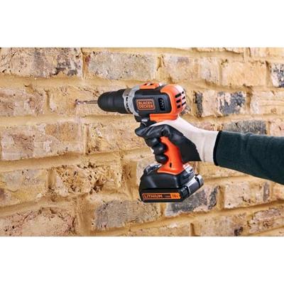 BLACK+DECKER BCD003N 18V Schroefklopboormachine | Zonder accu en lader - BCD003N-XJ BLACK+DECKER BCD003N 18V Schroefklopboormachine | Zonder accu en lader - BCD003N-XJ