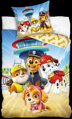 Paw Patrol dekbedovertrek Team 140 x 200 cm - 70 x 90 cm