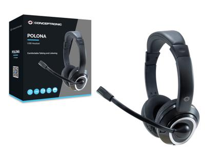 Oordopjes Conceptronic POLONA Wit Zwart