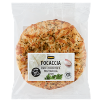 Jumbo Focaccia Knoflookboter & Mozzarella 2 Stuks 240 g - thumbnail