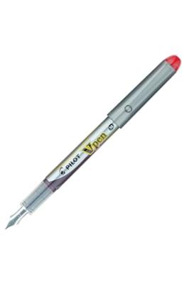 Pilot vulpen V-Pen Silver rood
