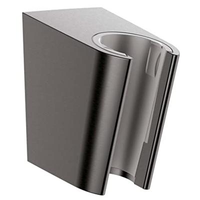 Handdouchehouder Porter S HansGrohe Wand Geborsteld Zwart Chroom
