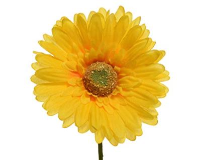 Kunstbloem Gerbera h50cm geel