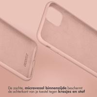 Accezz Liquid Silicone Backcover Samsung Galaxy S23 Plus Telefoonhoesje Roze - thumbnail