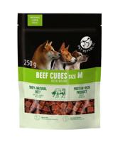 PETREPUBLIC Beef cubes M - traktatie voor hond - 250g - thumbnail