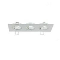 Luzern LED armatuur 3 voudig aluminium 876504 2700K - thumbnail