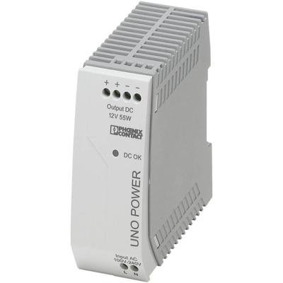 Phoenix Contact 2902999 DIN-rail netvoeding 12 V/DC 4.6 A 55 W Aantal uitgangen:1 x Inhoud 1 stuk(s)