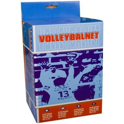 Avento Volleybalnet - 9.5 x 1 meter - Zwart/Wit