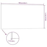 Wandpanelen 10 st 3D 100x50 cm EPS bruin - thumbnail