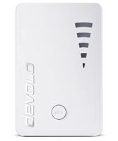 Devolo WiFi repeater AC (1 poort Gigabit ethernet, WPS, repeater wifi, versterker wifi, verhoogt het bereik van de WiFi, weergave van de intensiteit van het signaal, wit AC 1200 Mbits/sec. 1000 wit - thumbnail
