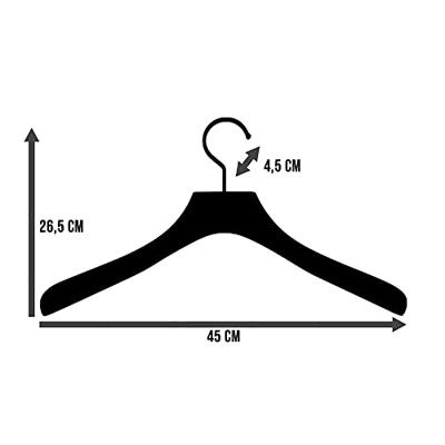 Kledinghanger Ebony - Set van 5