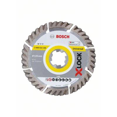 Bosch Accessoires x-lock diamantschijf standard for universal 125 x 22,23 x 2,0 x 10 mm - 1 stuk(s) - 2608615166