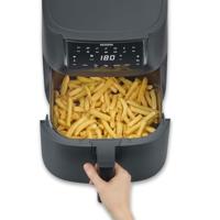Severin FR 2462 Airfryer 7 l 1700 W Met display, Anti-aanbaklaag Zwart - thumbnail