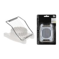 Excellent Houseware eiersnijder wit/rvs - thumbnail