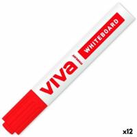 Whiteboard-marker Molin Viva Rood (12 Stuks) - thumbnail