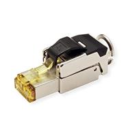 ROLINE veldmontage RJ45 connector Cat.6A (Klasse EA), STP, zilver - thumbnail