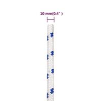 VidaXL Boot touw 10 mm 25 m polypropyleen wit - thumbnail