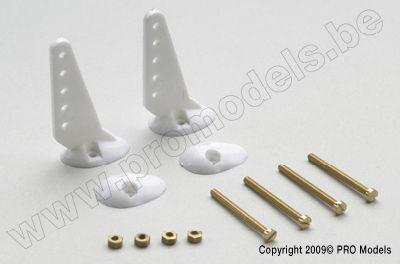 Roerhoorn 30mm incl. schroeven (2st)