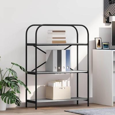 Boekenkast Grijs sonoma 80 x 30 x 109 cm Bewerkt hout Boekenkast Grijs sonoma 80 x 30 x 109 cm Bewerkt hout