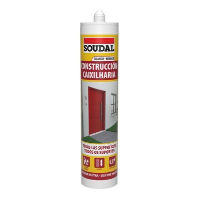 Siliconen Soudal 115786 Bouw Wit 290 ml