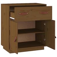 Dressoir 65,5x40x75 cm massief grenenhout honingbruin - thumbnail
