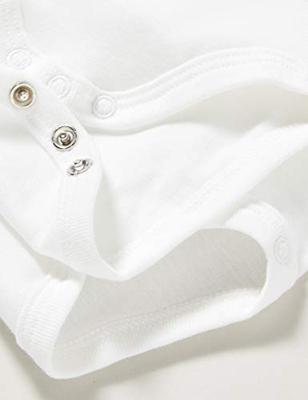 Set van 2 rompertjes met korte mouwen voor pasgeborenen PETIT BATEAU wit