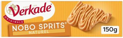 Verkade Nobo Sprits koekjes natural, pak van 150 gram