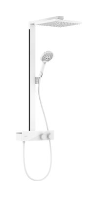 Hansgrohe Raindance E Showerpipe 300 1jet EcoSmart met ShowerTablet 350, mat wit Hansgrohe Raindance E Showerpipe 300 1jet EcoSmart met ShowerTablet 350, mat wit