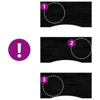 Bureaublad rechthoekig 100x60x2,5 cm eikenhout donkerbruin - thumbnail