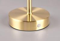 Trio Oplaadbare tafellampJeff mat goud - R59151108 - thumbnail