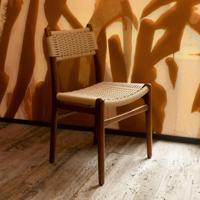 Dutchbone Eetkamerstoel 'Cecile' Beukenhout - thumbnail