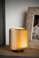 Lucide TURBIN - Tafellamp - Ø 10,6 cm - LED - 1x5W 3000K - Mat Goud / Messing - thumbnail