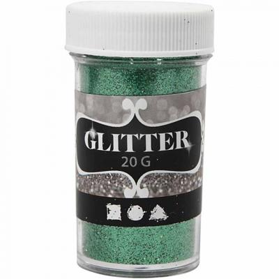 Creativ Company Glitter, groen, 20 gr/ 1 doosje