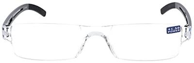 Leesbril INY Joy-Transparant-Zwart G61400-+3.00 Leesbril INY Joy-Transparant-Zwart G61400-+3.00