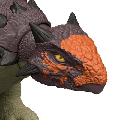 Jurassic World - Ankylosaurus Fel gebrul Gelede Figuur - Geluid - Jurassic World - JGB90 - thumbnail